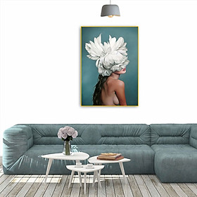 Mua Tranh Trang Trí Tráng Gương CTFAST PVC-CG Họa Tiết Chân Dung Nghệ Thuật Kích Thước 50x70 - Hàng Chính Hãng