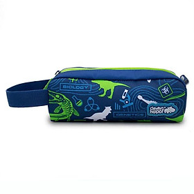 Bóp Viết Vải Classic Khủng Long Siêu Đẳng - Clever Hippo HD0127/BLUE - Màu Xanh Dương