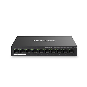 Bộ Switch Chia Mạng Mercusys MS110P 10 Cổng 10 100 Mbps với 8 Cổng PoE+