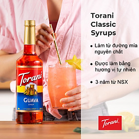 Siro Pha Chế Vị Ổi Torani Classic Guava Syrup 750ml Mỹ - Nguyên Liệu Pha Chế Trà Và Soda