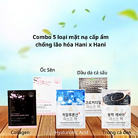 Combo trải nghiệm 5 loại mặt nạ cấp ẩm, chống lão hóa, tái tạo da