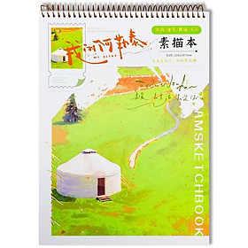 Tập Vẽ Lò Xo A4 - Depai 200-1-4-5-6 (35 Tờ) - Mẫu 5