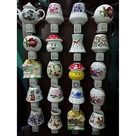 Mua Đèn ngủ bằng sứ xông tinh dầu mini (GIAO MẪU NGẪU NHIÊN)