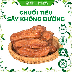Chuối tiêu sấy dẻo không đường Kentary 200 gram, vị ngọt đậm đà - Ngừa thiếu máu và táo bón,  tốt cho sức khỏe thai nhi  - Trái cây sấy không đường, không GMO/Gluten/chất bảo quản