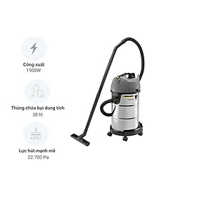  Máy hút bụi khô và ướt Karcher NT 38/1 Me Classic hàng chính hãng