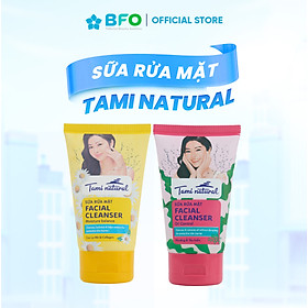 Sữa rửa mặt Facial Cleanser 120ml Tami Natural - Cúc La Mã & Collage