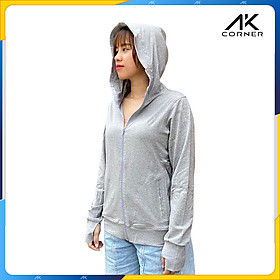 Hình ảnh Áo khoác chống nắng nữ AK Corner chất vải cotton thun lạnh 4 chiều siêu thoáng mát, ngăn chặn tia uv bảo vệ cơ thể