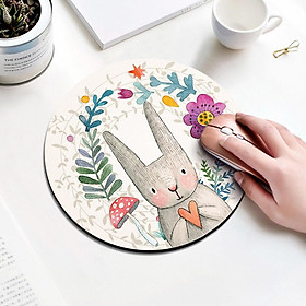 Mua Miếng lót chuột  Bàn di chuột hoạt hình siêu dễ thương hình tròn 20 x 20cm
