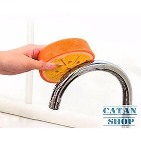 Mua Combo 2 Miếng rửa chén  bọt biển rửa chén hình trái cây xinh xắn trong bếp GD03-BBRC–2 ( giao màu ngẫu nhiên)