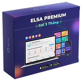 Hình ảnh Trọn bộ ELSA Premium bao gồm ELSA Pro, ELSA AI và Speech Analyzer - 3 tháng