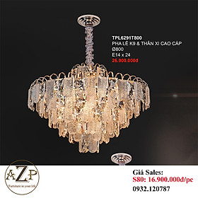 Mua ĐÈN THẢ TRẦN PHA LÊ / ĐÈN THÔNG TẦNG TRANG TRÍ PHÒNG KHÁCH / PHÒNG NGỦ / CẦU THANG / KHÔNG GIAN SANG TRỌNG AZP-6291 phong cách đương đại  hàng nhập khẩu AZP