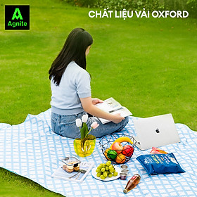 Thảm picnic, thảm dã ngoại chính hãng Agnite, thảm decor chống nước, nhiều màu đa kích thước dễ dàng gấp gọn như 1c túi