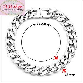 LẮC TAY LẶC ĐƠN INOX 13LY VÁC CẠNH CAO CẤP đẹp, không đen