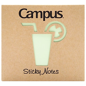Giấy Note Campus 75x75mm SN-75-GR - Màu Xanh Lá