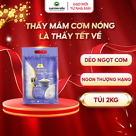 Gạo ST25 Trạng Nguyên Vinh Hiển Túi 2KG – Dẻo nhiều, dai cơm, thơm dứa - Chuẩn HACCP, VietGAP