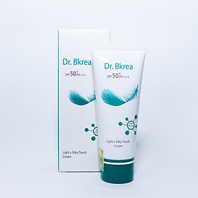 Kem chống nắng dưỡng trắng da DR.BKREA Dr.Bkrea SPF 50+ PA+++ Light & Silky Touch Cream - 50g - Làm lớp trang điểm nâng tông sáng hồng đẹp da