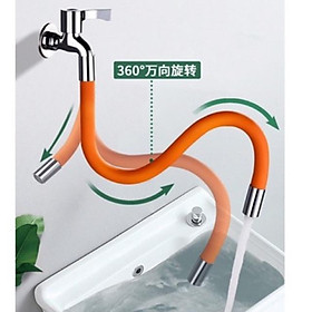 Mua VÒI NƯỚC RỬA CHÉN XOAY 360 độ MÀU CAM