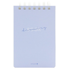 Sổ Vẽ Lò Xo Morning Glory Bỏ Túi Simple 82689 - Mẫu 5 - Màu Tím