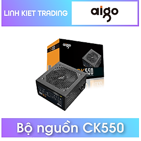 Mua Nguồn Máy Tính AIGO CK550 Công Suất Thực 550W Bảo hành 36 tháng - Hàng Chính Hãng