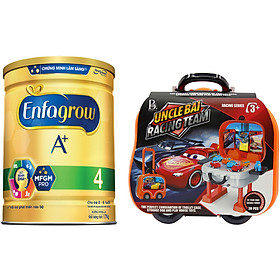 Combo 1 Lon Sữa Bột Enfagrow A+ 4 1.7kg Tặng Đồ Chơi Bộ Sưu Tầm Xe Oto