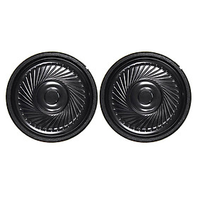 2x Round Internal Magent Speaker 8Ohm 0.5W Waterproof Speaker Parts 40mm