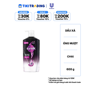 SUNSILK Dầu Xả Óng Mượt Rạng Ngời 600G