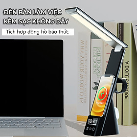 Mua Đèn bàn làm việc kèm sạc không dây  đa chức năng - K1579