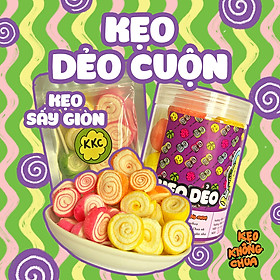 Mua Kẹo DẺO CUỘN sấy giòn - KẸO KHÔNG CHUA ăn vặt siêu ngon