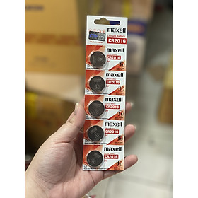 Vỉ 5 viên pin cr2032 / cr2025 / cr2016 / cr1632 / cr1620 / cr1616 / cr1220 maxell lithium 3v - made in japan