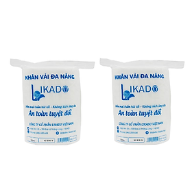 2 bịch Khăn vải khô đa năng cuộn to LIKADO