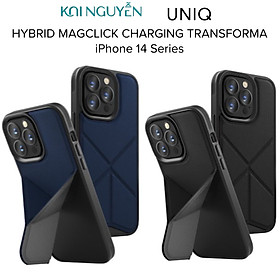 Ốp lưng uniq hybrid magclick charging transforma dành cho iphone 14 pro max / 14 pro, hỗ trợ sạc tính tính - hàng chính hãng