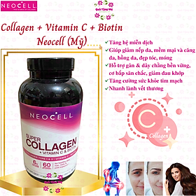 Collagen Neocell Type 1-3 Mỹ Hỗ trợ cang da, giảm nhăn da, giúp da, tóc, móng tay và khớp khỏe mạnh từ bên trong ra ngoài - QuaTangMe Extaste