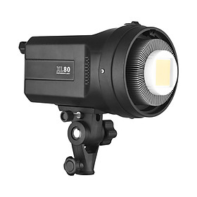 XL80 Compact 80W Studio LED Continuous Video Light 5600K Brightness Adjustable Bowens Mount for Live Streaming