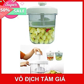 Mua Hộp Muối Dưa Cà  Bình Muối Dưa Cà Có Nén Thông Minh Chất Liệu Nhựa PP Cao Cấp An Toàn Sức Khỏe -Chính Hãng Việt Nhật