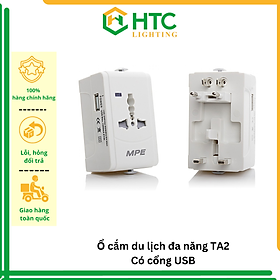 Ổ CẮM DU LỊCH ĐA NĂNG TÍCH HỢP CỔNG USB -TA2- hàng chính hãng MPE