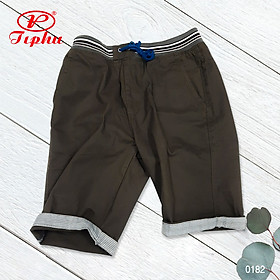 Quần đùi nam, short kaki form rộng, phong cách thể thao, lưng bo thun thoải mái, lai lật cá tính, hiệu Amazing