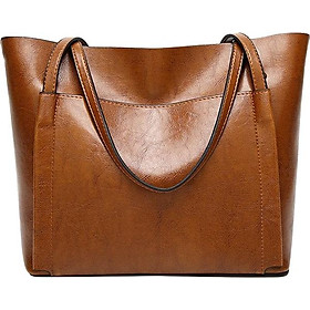 Túi Tote Da Sáp Dầu Cho Nữ OEM