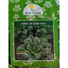 Hạt giống rau cải xoăn Kale 2g