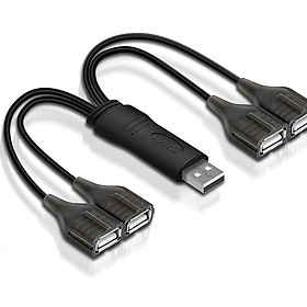Mua Bộ chia 4 cổng USB 2.0 Dtech DT-3020 - Hàng chính hãng