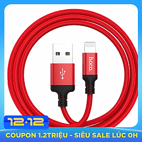 Dây sạc nhanh Hoco X14 cho Iphone, Ipad (Giao Màu Ngẫu Nhiên) - Hàng Chính Hãng