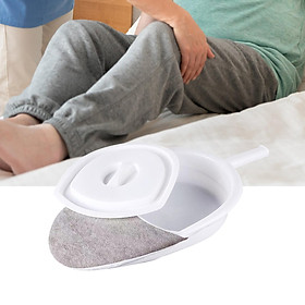 Bedpans for Men  Home Use with Handle  Portable Bedpan