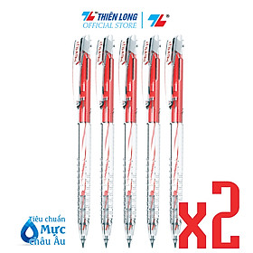 Combo 5-10-20 Bút bi Thiên Long Flexoffice FO-039 PLUS/VN