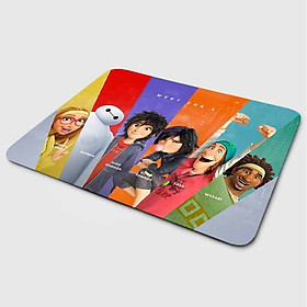 Miếng lót chuột mẫu Baymax Bay Phố (20x24 cm) - Hàng Chính Hãng
