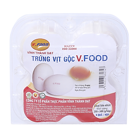 Hộp 4 Trứng Vịt Gộc V.Food