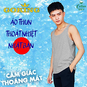 Áo thun ba lỗ nam Goking, áo lót nam hàng hiệu xuất khẩu Nhật Bản