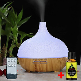 Combo Máy Khuếch Tán/ Máy Xông Tinh Dầu Cổ Cao Pro Có Điều Khiển Từ Xa + Tinh Dầu Nguyên Chất TIDAMO (Tự Chọn) - Xông Tinh Dầu Thơm Phòng Thư Giãn, Đuổi Muỗi và Bảo Vệ Sức Khỏe