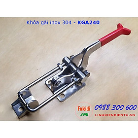 Mua Khóa gài SU304 chiều dài 240mm thay đổi được - KGA240