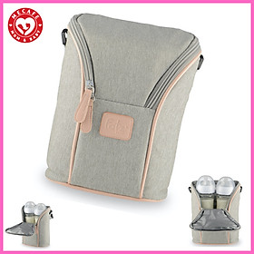 Túi giữ nhiệt bình sữa đôi chứa được 2 bình sữa cổ siêu rộng có thể giữ ấm