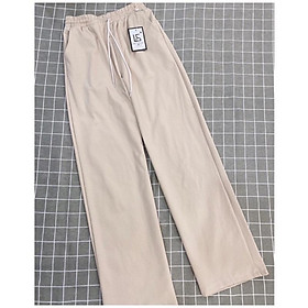 Quần Cullot Rút Dây Nữ   Quần Ống Rộng Vintage Màu ĐEN | BE | NÂU |  Cá Tính Ulzzang  - Kaki chun be