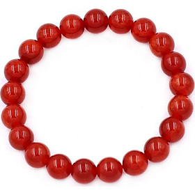 Chuỗi đeo tay Đá Vân Rồng Đỏ size 8 ly 22 hạt - hợp mệnh Hỏa, mệnh Thổ